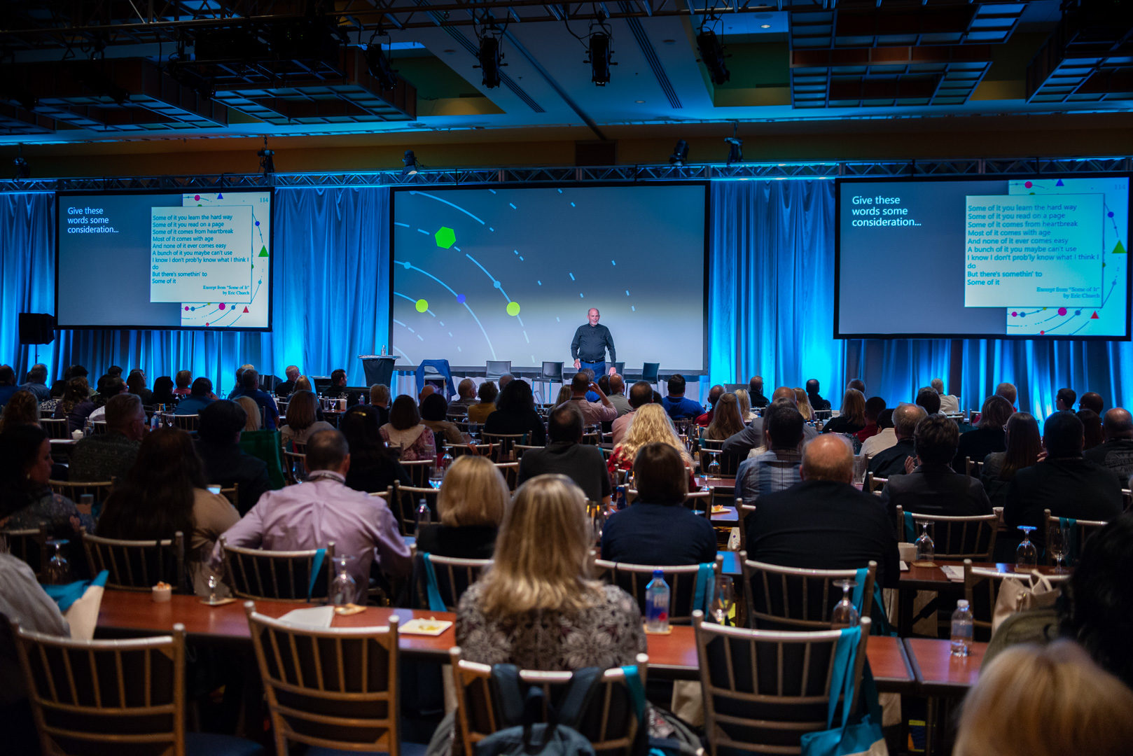 The conference was attended by 203 leaders from 104 credit unions, along with 48 representatives from 26 vendors and 32 internal staff.