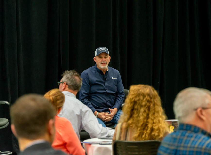 CU*Answers CEO Randy Karnes dons his CUSO CEO Listening hat. 