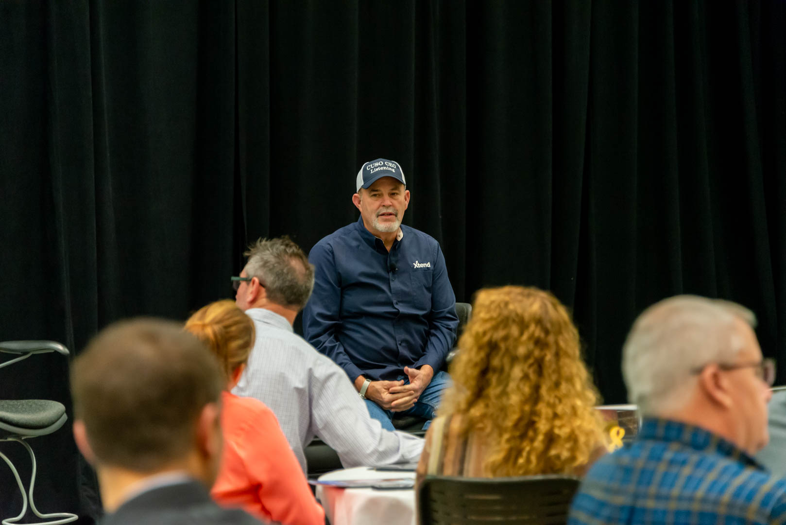 CU*Answers CEO Randy Karnes dons his CUSO CEO Listening hat. 